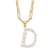 Gold Tone Sterling Silver 3-5.5mm Freshwater Cultured Pearl LETTER D
18-inch Necklace