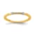 14K Yellow and White Gold Two Tone Stackable Expressions Diamond Ring 0.04ctw