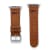 Gametime Seattle Seahawks Leather Band fits Apple Watch (38/40mm S/M
Tan). Watch not included.