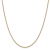 14K Yellow Gold 1.8mm Forzantine Cable Chain Necklace