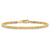10k Yellow Gold 2.5mm Byzantine Link Bracelet
