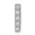 Rhodium Over 14K White Gold Diamond Letter I Initial Charm