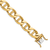14k Yellow Gold and 14k White Gold 14.6mm Hand-polished Mariner Link Bracelet
