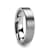 MERCURY Flat Brushed Finish Tungsten Wedding Ring 7mm
