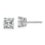 Rhodium Over 14K White Gold 2.25ct. 6.0mm Cushion D E F Pure Light
Moissanite Earrings