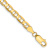 10k Yellow Gold 4.5mm Concave Mariner Link Bracelet