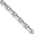 Rhodium Over 14k White Gold 4.2mm Hand-polished Fancy Link Bracelet