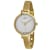 Christian Van Sant Women's Grace White Dial, Yellow Stainless Steel Watch