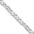 Rhodium Over 14k White Gold 5.8mm Hand Polished Fancy Link Bracelet