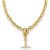 14K Yellow Gold 8mm Anchor Link 18-inch Y-drop Toggle Necklace