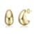 San Marco Rain Drop Earrings In 14K Gold Over Brass