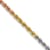 14k Yellow Gold, 14k White Gold and 14k Rose Gold 2.9mm Solid
Diamond-Cut Rope 18 Inch Chain
