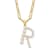 Gold Tone Sterling Silver 3-5.5mm Freshwater Cultured Pearl LETTER R
18-inch Necklace