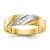 14K Yellow Gold AA Quality Mens Wedding Band