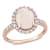 Opal and Diamond 14K Rose Gold Ring 2.08ctw