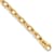 10k Yellow Gold 5mm Hand-polished Fancy Link Bracelet