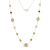 Multi-Gem 14k Yellow Gold 18" Necklace 13.47ctw