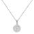 Initial F Charm Pendant Necklace In Silver-Tone