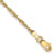 14K Yellow Gold 1.70mm Singapore Chain Bracelet
