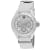 Oceanaut Women's Ceramic White Dial, White Leather Strap Watch