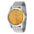 Invicta Celestial 43mm Yellow Dial Stainless Steel Band Quartz Watch