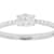Oval And Round Lab-Grown Diamond Band Ring In Sterling Silver 0.40ctw