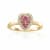 Ruby and Moissanite 14K Yellow Gold Over Sterling Silver Heart Shape
Cluster Ring