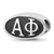Sterling Silver LogoArt Alpha Phi Oval Greek Letters Bead