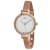 Christian Van Sant Women's Grace White Dial, Rose Stainless Steel Watch