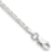 Sterling Silver 2.1mm Flat Anchor Chain Bracelet