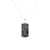 Vezeto Dog Tag Slate Black Meteorite