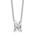 White Lab-Grown Diamond F VS 14K White Gold "N" Initial
Necklace 1.90ct