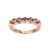 Mocha Cubic Zirconia 18k Rose Gold Over Sterling Silver Ring 1.55ctw