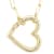 Heart Paperclip Pendant Necklace In 18K Gold Over Sterling Silver 2.3mm
18 Inch