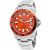 Seapro Men's Scuba 200 Orange Dial and Bezel, Stainless Steel Watch