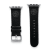 Gametime Pittsburgh Steelers Leather Band fits Apple Watch (42/44mm S/M
Black). Watch not included.