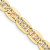 14k Yellow Gold, 14K White Gold and 14k Rose Gold 4.65mm Solid Pave
Valentino 22 Inch Chain