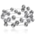 Sterling Silver Rhodium Plated Triple Row Freshwater Pearl Coil Bracelet