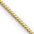 14k Yellow Gold 0.9mm Solid Franco 24 Inch Chain