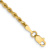 10k Yellow Gold 2.5mm Diamond-Cut Rope Link Bracelet