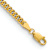 10k Yellow Gold 3.5mm Solid Miami Cuban Link Bracelet