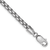 Rhodium Over 14k White Gold 3.6mm Round Box Link Bracelet, 7 Inches