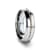 GOLDWYN Braided 14k Gold Inlay Domed Tungsten Ring 6mm