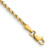 10k Yellow Gold 2mm Diamond-Cut Rope Link Bracelet