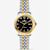 Croton Decider Two-tone Stainless Steel Watch with Black Dial and
Diamond Markers