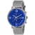 Christian Van Sant Men's Somptueuse LTD Blue Dial, Stainless Steel mesh Watch
