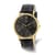Charles Hubert Men's Stainless Steel Leather Band 44mm Watch