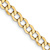 14k Yellow Gold 4.3mm Semi-Solid Curb Link Chain 28"