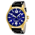Invicta Specialty 48mm Blue Dial Leather Band Quartz Watch