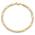 10k Yellow Gold 4mm Flat Figaro Link Bracelet